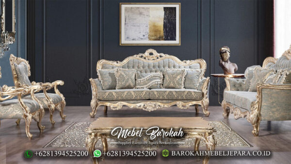 Harga Sofa Tamu Mewah Isabelle Excellent Carving Style MB-37