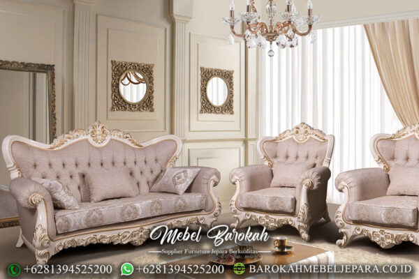 New Sofa Tamu Mewah Ukiran Luxury Carving Classic MB-45