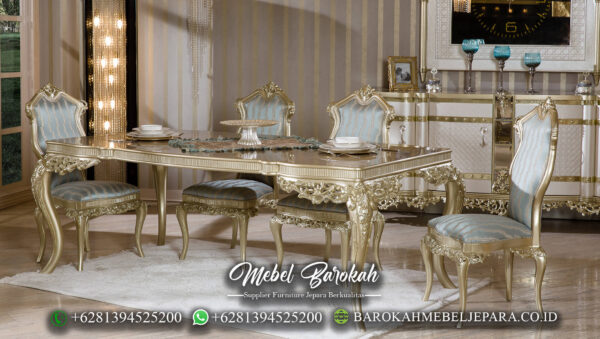 Set Meja Makan Mewah Majestic Kingdom Luxury Style MB-5
