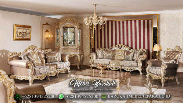 Sofa Tamu Mewah Klasik Elegant Carving Style Best Sale MB-49