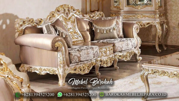 Sofa Tamu Mewah Klasik Elegant Carving Style Best Sale MB-49.1