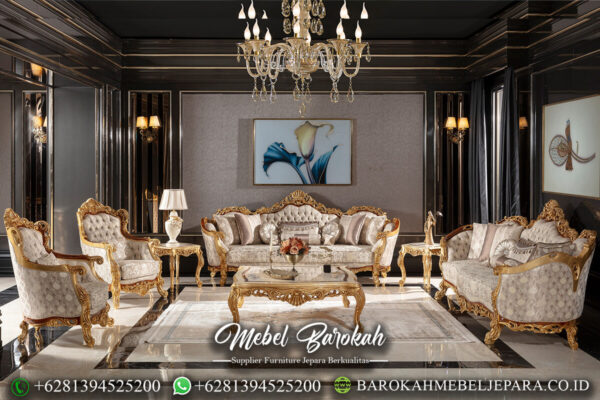 Sofa Tamu Mewah Klasik Luxury Carving Glorious Palace MB-44