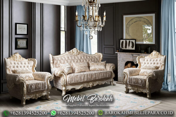 Jual Sofa Tamu Mewah Ukiran Jepara Luxury Classic Furniture MB-68