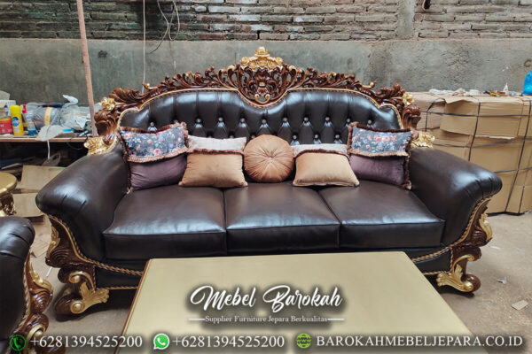 Set Sofa Tamu Mewah Jati Elegant Kingdom Majestic MB-66.1