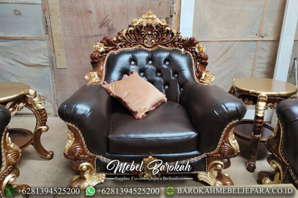 Set Sofa Tamu Mewah Jati Elegant Kingdom Majestic MB-66.2