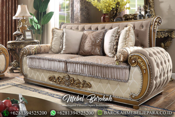 Sofa Tamu Mewah Elegant Kingdom Majestic Carving MB-73.2